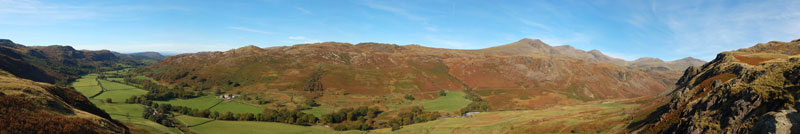 Eskdale from Hard Knott Roman Fort